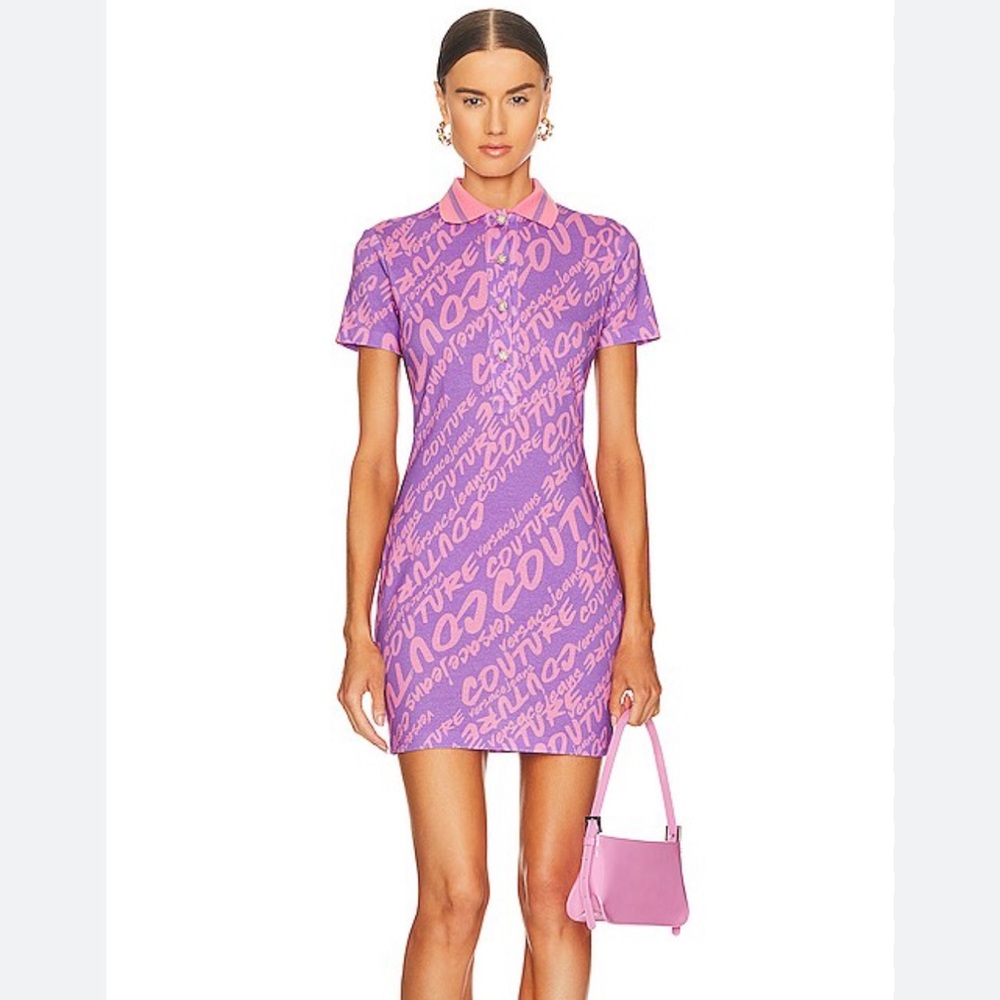 Versace jeans couture mini dress- sold out online- never worn